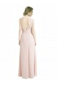 Erschwingliche Rot 16 A-Linien Eine-Schulter Chiffon Lange Brautjungfernkleider